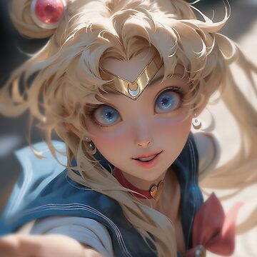 Premium AI Image  Sailor moon fan art from the anime