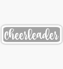 Cheerleader Sticker