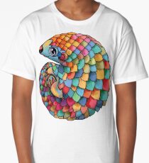 Rainbow Pangolin Long T-Shirt