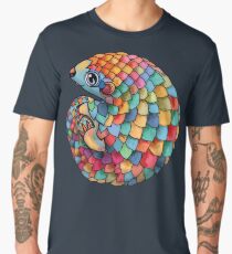 Rainbow Pangolin Men's Premium T-Shirt
