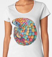 Rainbow Pangolin Women's Premium T-Shirt