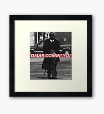 OMAR Framed Print