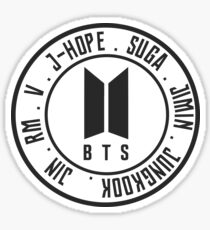 BTS OT7 with new logo Sticker