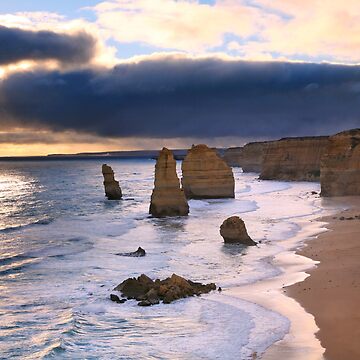 Artwork thumbnail, "The Twelve Apostles" Sunset, Great Ocean Rd, Australia by Chockstone