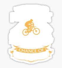 Weekend Forecast Biking With A Chance Of Drinking Sticker