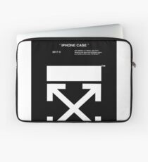 Funda para portátil negro blanco apagado