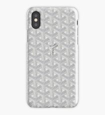 white goyard iPhone Case