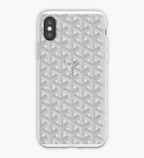 white goyard iPhone Case