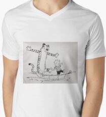 Calvin and Hobbes Men's V-Neck T-Shirt