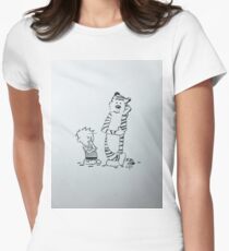 Calvin and Hobbes Women's Fitted T-Shirt