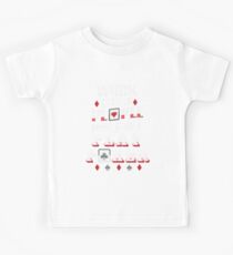 Work Is For People Who Can't Play Poker Gambling Poker Player Kids Tee