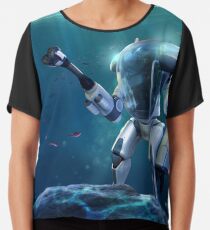 P.R.A.W.N SUIT (Meer) Chiffontop
