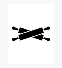 Crossed rolling pins Photographic Print