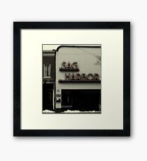 Sag Harbor Cinema II Framed Print