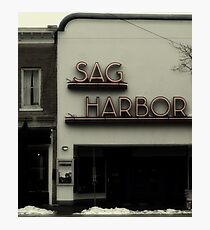 Sag Harbor Cinema II Photographic Print