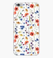 Vinilo o funda para iPhone Patrón de flores silvestres