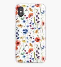 Vinilo o funda para iPhone Patrón de flores silvestres