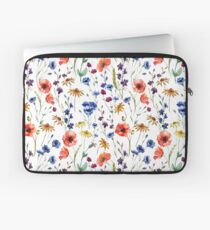 Wildblumen Muster Laptoptasche
