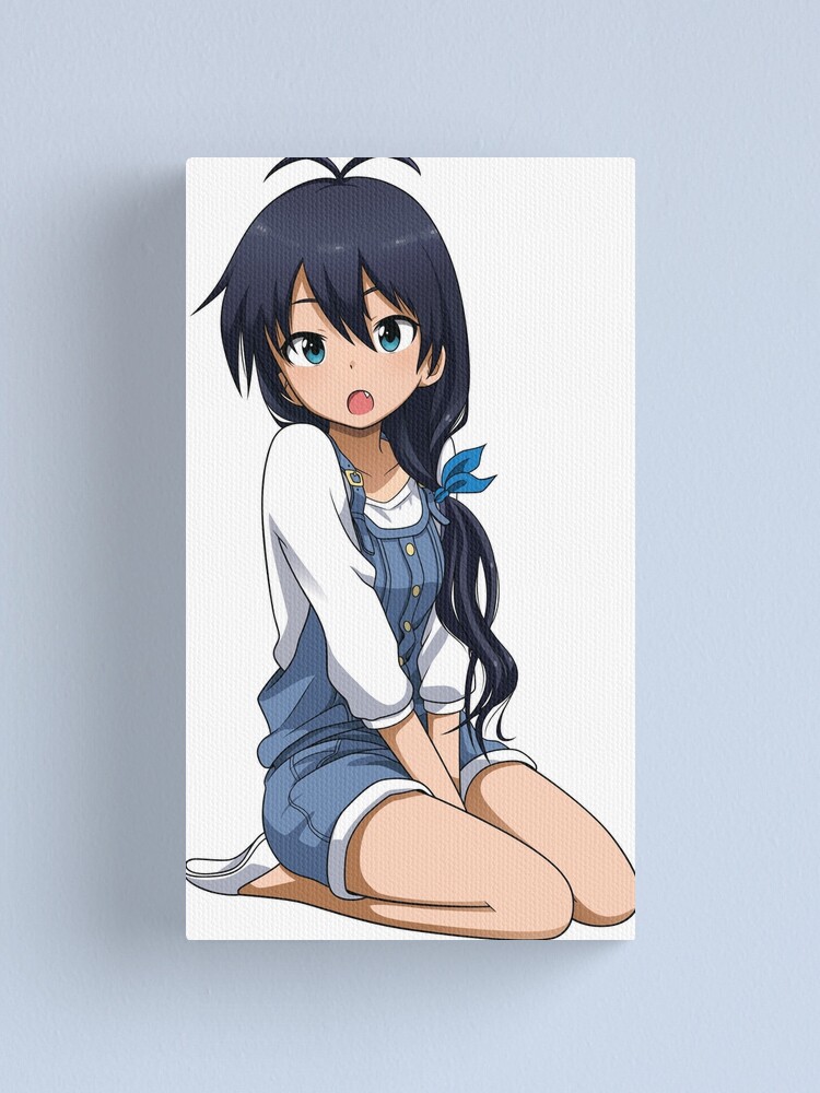 Cute Anime Girl Canvas Print By Vugatti Redbubble