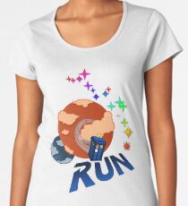 Doctor Who - Run to the Stars Women's Premium T-Shirt