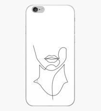 Face Drawing in One Line iPhone Case