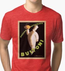 Vintage Buitoni Pasta Poster Tri-blend T-Shirt