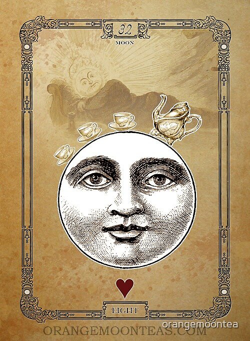 "Moon Tea Bats Lenormand Cards" by orangemoontea Redbubble