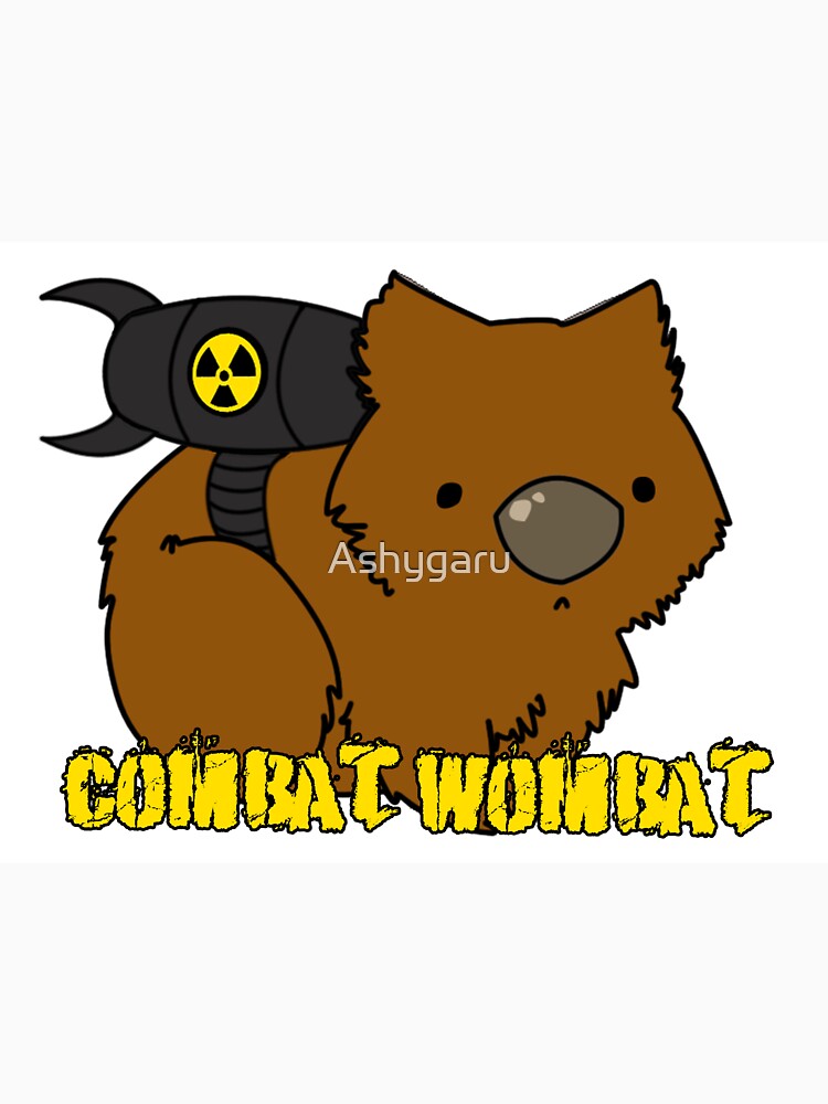 combat wombat t shirt