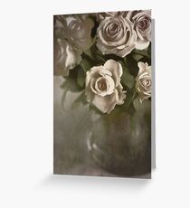 Antique Roses Greeting Card