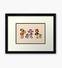 Johto Kids Framed Print
