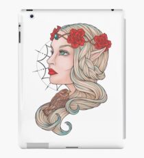 Elf with sparrow iPad Case/Skin