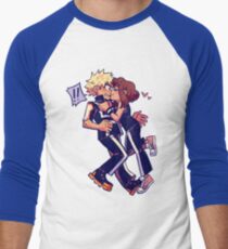 Kacchako Kuss Baseballshirt mit 3/4-Arm