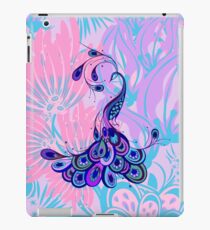 floral pink peacock iPad Case/Skin