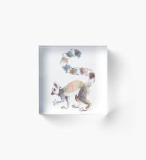 Splotchy Lemur Acrylic Block