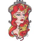 « Fille avec des tentacules. » par Galbrin