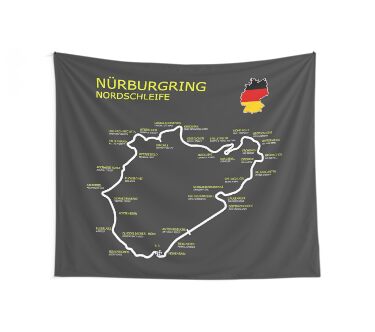 The Nurburgring Wall Tapestry