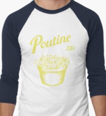Poutine Men's Baseball ¾ T-Shirt
