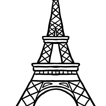Eiffel Tower 8.25 X 11 Pencil Drawing - Etsy