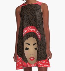 Delta Sigma Theta A-Line Dress