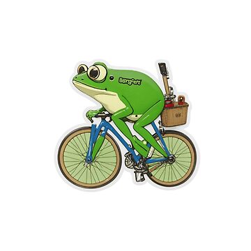 frog bike stickers