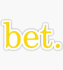 Pegatina apuesta