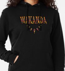 Wakanda afrikanisches Muster Leichter Hoodie