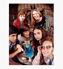 That 70's Show Cast Fisheye Selfie Photographic Print