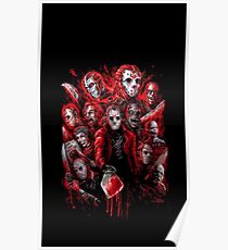 Póster Jason Voorhees (Muchas caras de)