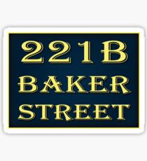 221b Baker Street Sticker