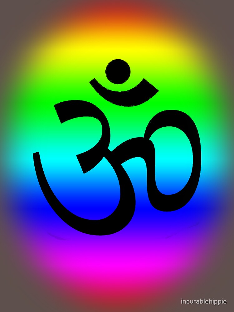 Rainbow Om by incurablehippie