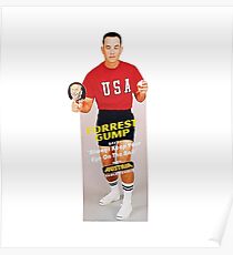 Forest Gump Ping Pong Cardboard Cutout Poster