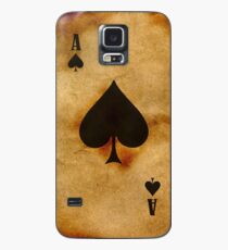 Antikes Pik-Ass Hülle & Klebefolie für Samsung Galaxy