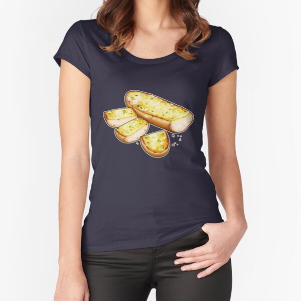 Garlic Bread Fitted Scoop T-Shirt