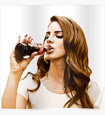 Lana del Rey Coke Poster